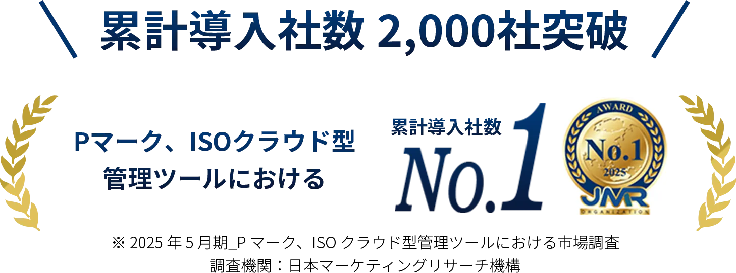 累計導入社数 2,000社突破