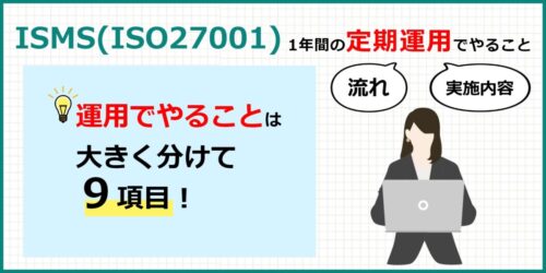 ISMS（ISO27001）定期運用の１年間でやること