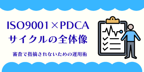 ISO9001×PDCAサイクルの全体像|審査で指摘されないための運用術